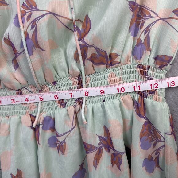 Amanda Uprichard Belle Kimme Dress Monte Carlo Floral Size S Ruched Waist NWOT - Picture 6 of 9